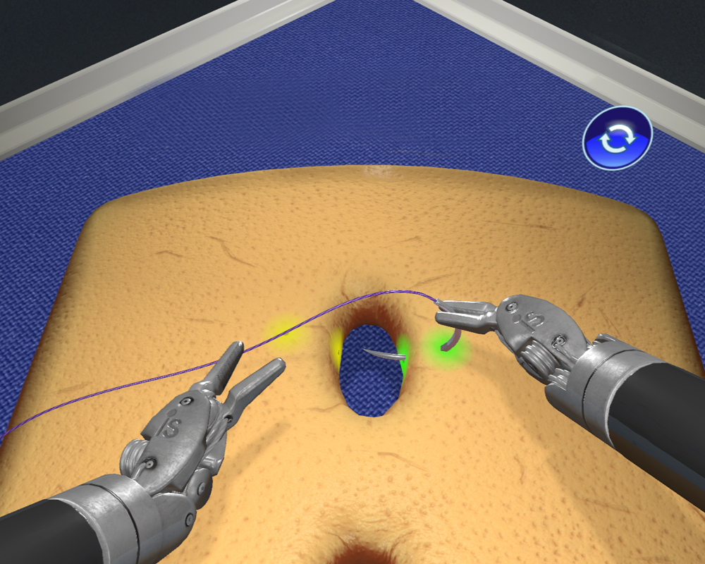 Wristed And Single Site Suturing Simbionix