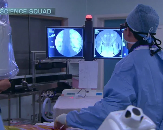 Video - The Science Squad EVAR procedure by Dr. Naughton