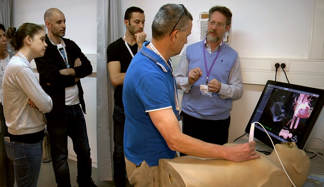 Video - US Mentor in the 1st Israeli Palestinian POCUS collaborative course